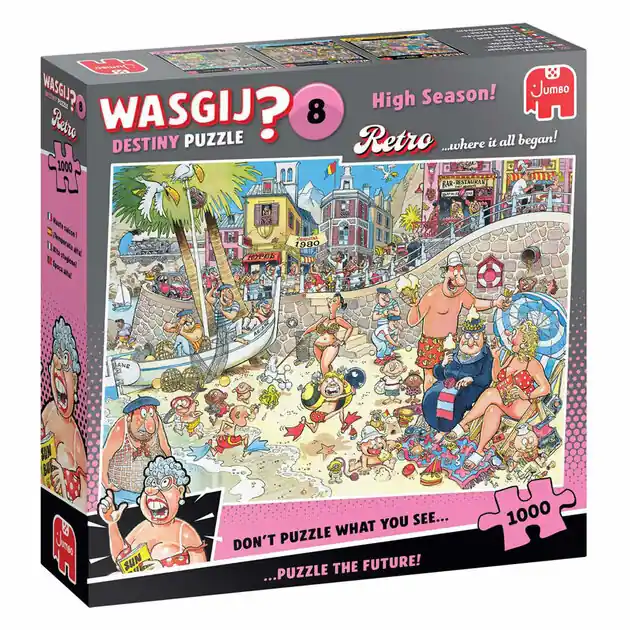 Koopje Wasgij Retro Destiny 8 Legpuzzel - Hoogseizoen!, 1000st.
