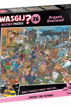 Wasgij Destiny 26 Legpuzzel - Barstensvol Bio!, 1000st. Gratis Retour