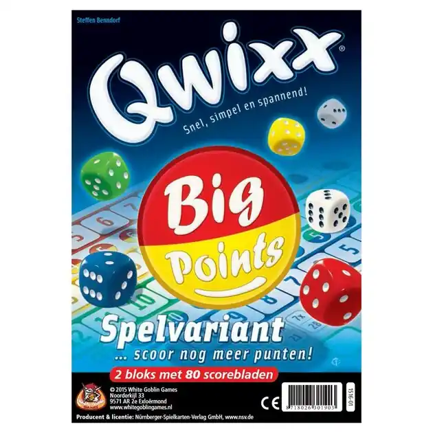 Beperkte Voorraad Qwixx Uitbreiding - Big Points