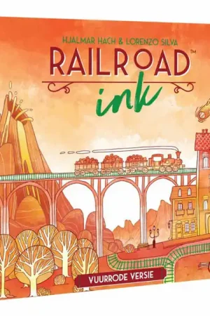Railroad Ink - Vuurrode versie Dobbelspel Koop Online