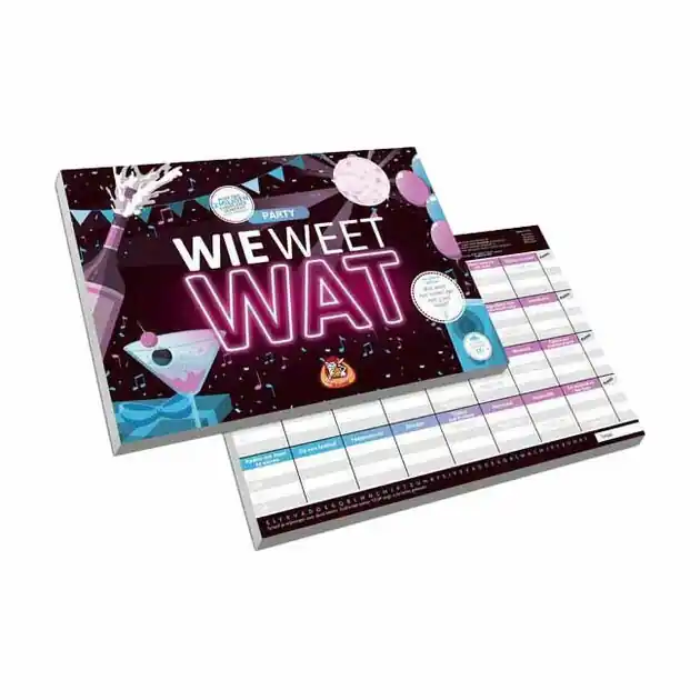 Wie Weet Wat - Party Rechtstreeks Van De Fabrikant