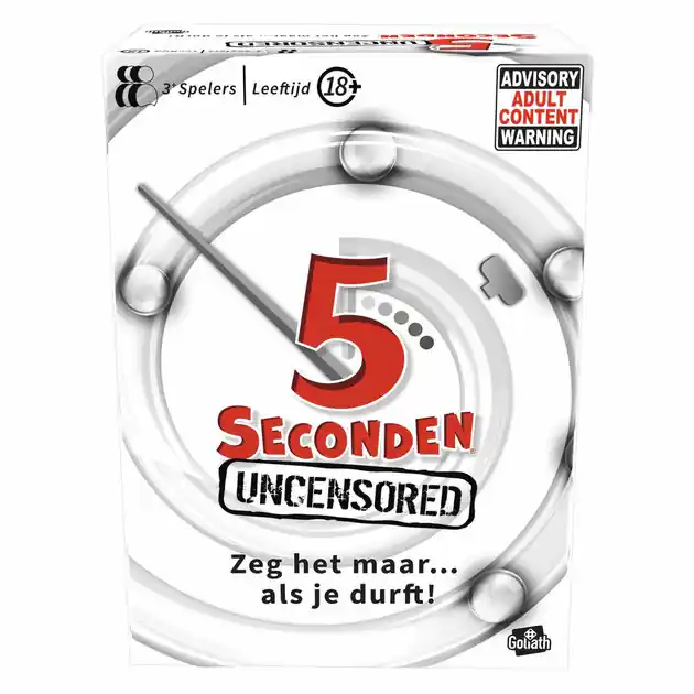 Goliath 5 Seconds Gezelschapsspel Uncensored Alleen Vandaag