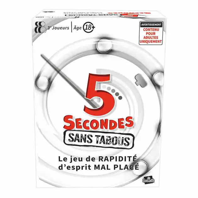 Favoriet Goliath 5 Seconds Gezelschapsspel Uncensored - Franstalig