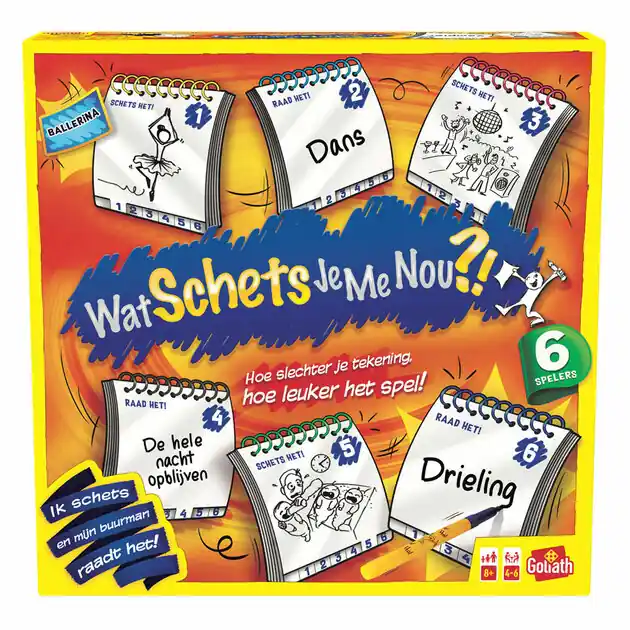 Bestseller Goliath Wat schets je me nou?! Gezelschapsspel - 6 Spelers
