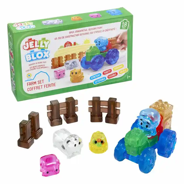 Jelly Blox - Boerderijset - 18dlg. Bestseller