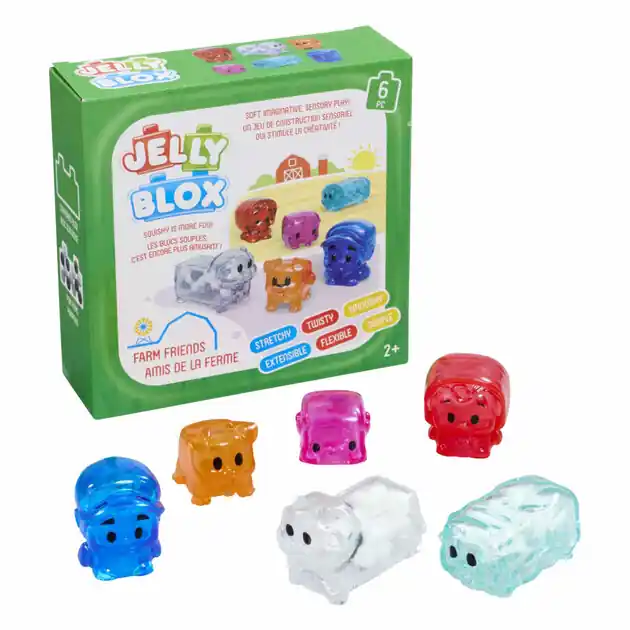 Koop Online Jelly Blox - Boerderijdieren - 6dlg.