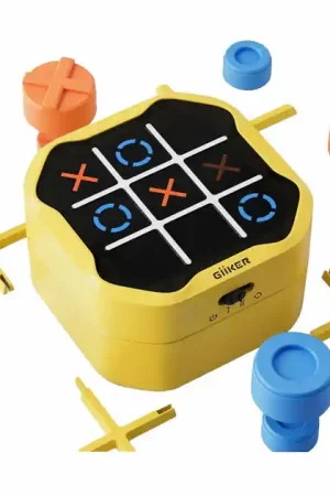 GiiKER Tic-Tac-Toe Bolt Spel - Geel Laatste Versie