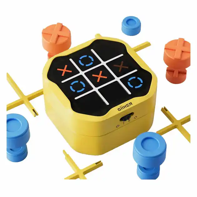 GiiKER Tic-Tac-Toe Bolt Spel - Geel Laatste Versie