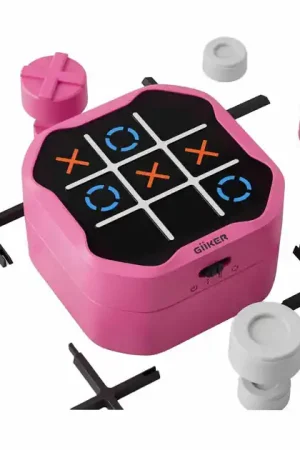 GiiKER Tic-Tac-Toe Bolt Spel - Roze Snelle Levering