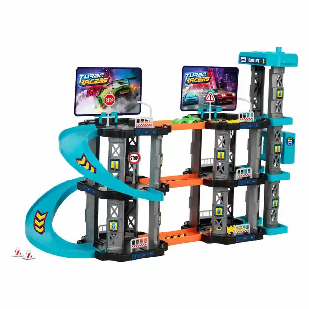 Dagaanbieding Turbo Racers Parkeergarage met Lift