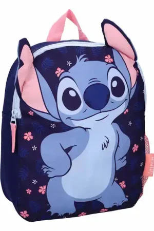 Alleen Vandaag Stitch Rugzak Fluffy Friends - Donker Blauw