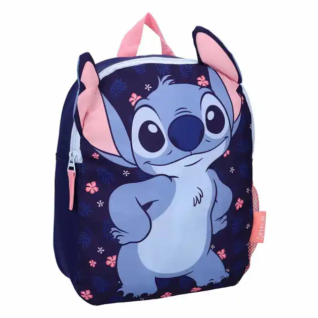 Alleen Vandaag Stitch Rugzak Fluffy Friends - Donker Blauw