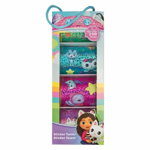 Direct Beschikbaar Sticker Toren Gabby's Poppenhuis - 300+st.