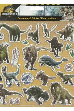 Foam Stickers Jurassic World Hoge Kwaliteit