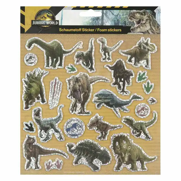 Foam Stickers Jurassic World Hoge Kwaliteit