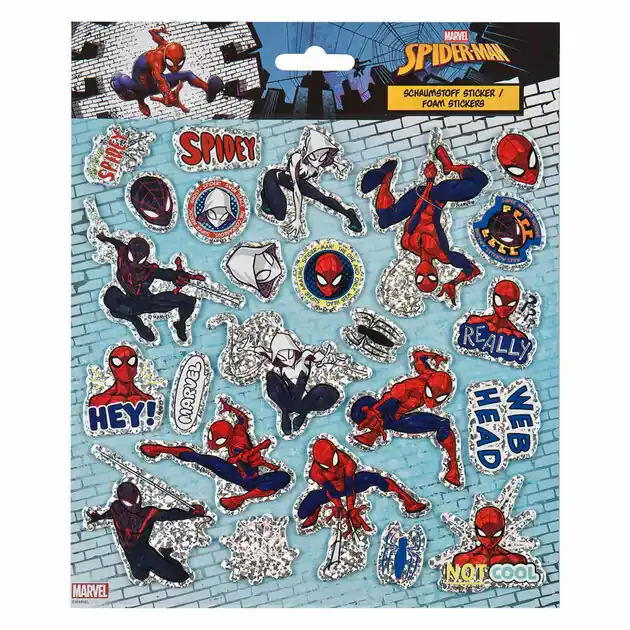 Foam Stickers Spiderman Gereduceerde Prijs