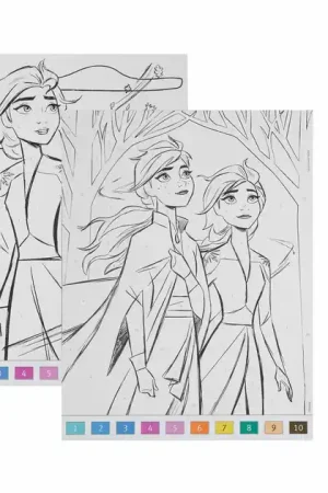 Snelle Levering Kleuren op Nummer Set Frozen