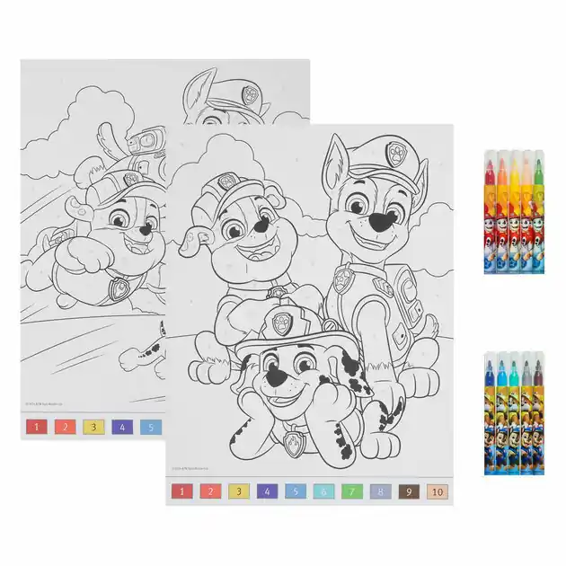 Kleuren op Nummer Set PAW Patrol Direct Beschikbaar