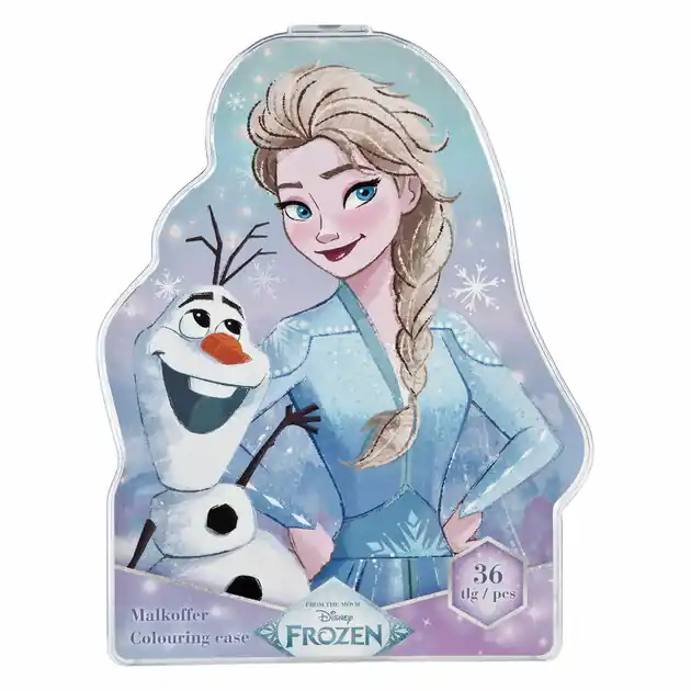 Kleurkoffer Frozen - 36dlg. Weekendaanbieding