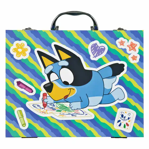 Kleurkoffer Bluey - 38dlg. Gereduceerde Prijs