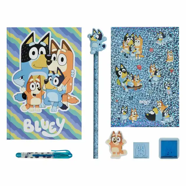 Koop Vandaag Notitieblok Set Bluey - 7dlg.