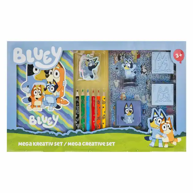 Bestel Nu Mega Kleur en Stempel Set Bluey