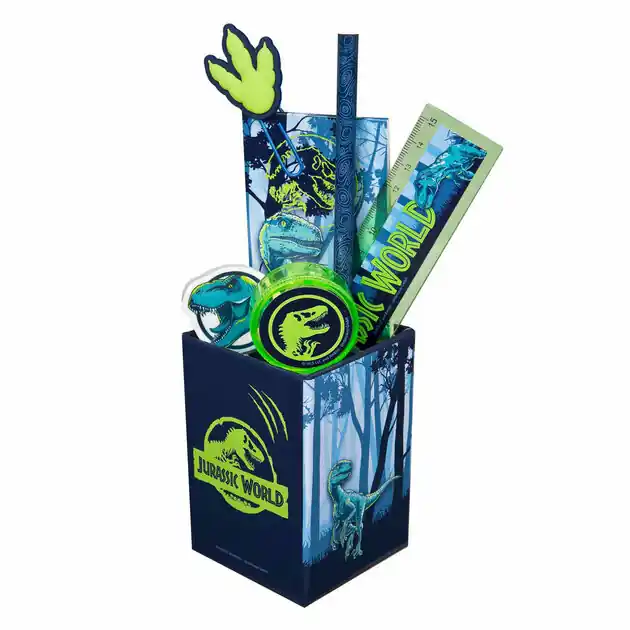 Bureauset Jurassic World - 7dlg. Merkproduct