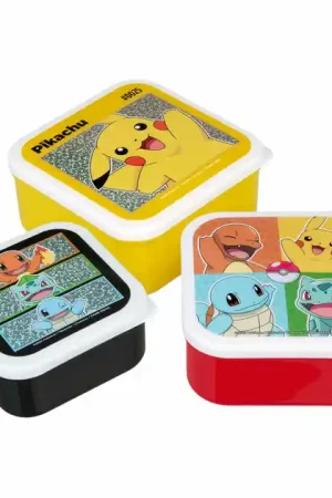 Actieprijs Snackdoosjes Pokémon - 3dlg.