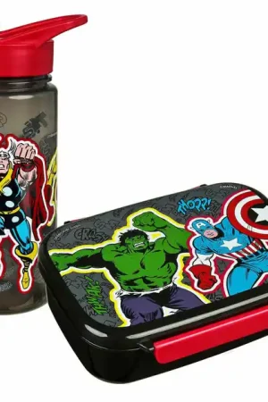Broodtrommel en Drinkbeker Set Marvel Avengers Tijdelijk Beschikbaar