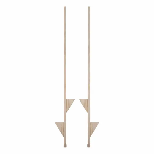 Hoge Kwaliteit Stelten Hout Blank - 170cm