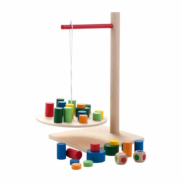 Houten Balans Weegschaal Spel Gecertificeerd