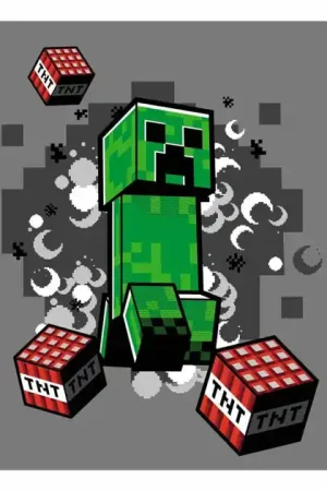 Minecraft Flanellen Deken 130x160 cm Hoge Kwaliteit
