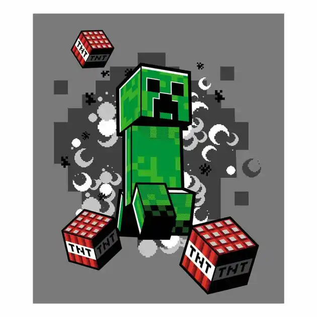 Minecraft Flanellen Deken 130x160 cm Hoge Kwaliteit