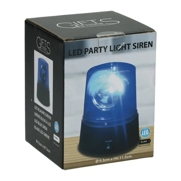 Beperkte Voorraad LED Blauwe Sirene - 11,5 cm