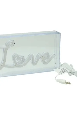 Favoriet LED Neon Lamp Box Love 23x4x13 cm