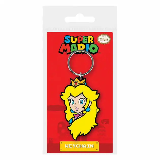 Super Mario Princess Peach PVC Sleutelhanger Laatste Versie