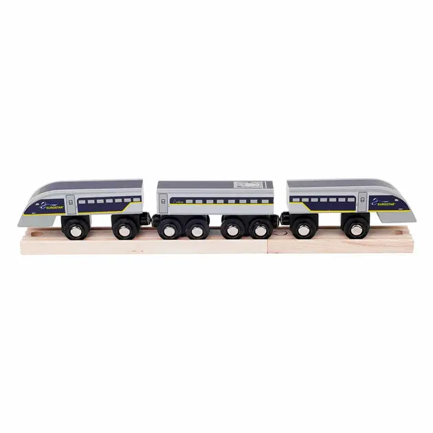 Bigjigs Houten Trein Eurostar E320 - 5dlg. Seizoensaanbieding
