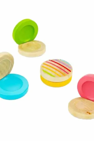 Bigjigs Houten Castagnette Kleur Betrouwbaar