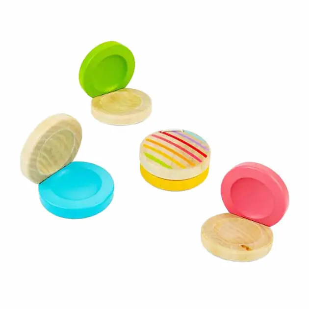 Bigjigs Houten Castagnette Kleur Betrouwbaar