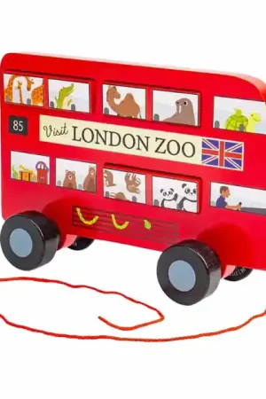 Bigjigs Houten Londen Bus Trekfiguur Shop Nu