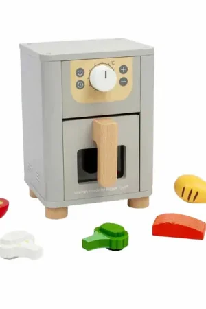 Bigjigs Houten Airfryer Speelset, 5dlg. Merkproduct