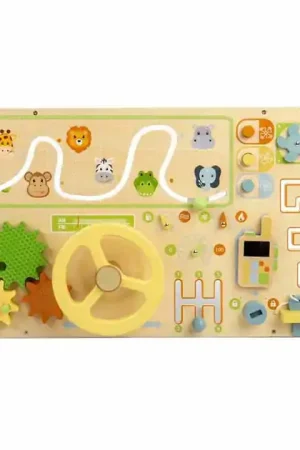 Weekendaanbieding Bigjigs Houten Jungle Activiteitenbord