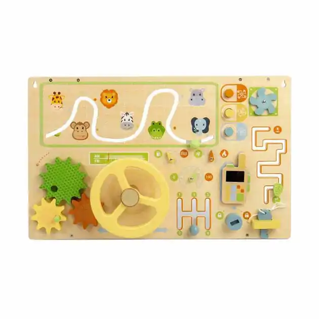 Weekendaanbieding Bigjigs Houten Jungle Activiteitenbord