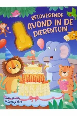 Betaalbaar Kartonboek met Zaklamp Dierentuin - 3jr.