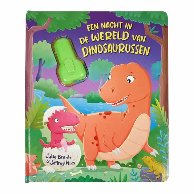 Kartonboek met Zaklamp Dinosaurus - 3jr. Aanbieding