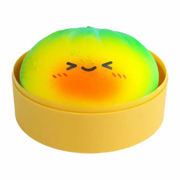 Kawaii Fidget Foam Dumpling in Stoommand - 8,5cm Hete Deal