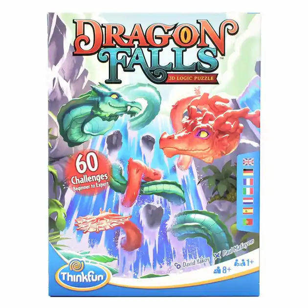 Laatste Kans Thinkfun Dragon Falls 3D Denkpuzzel, 60 Challenges