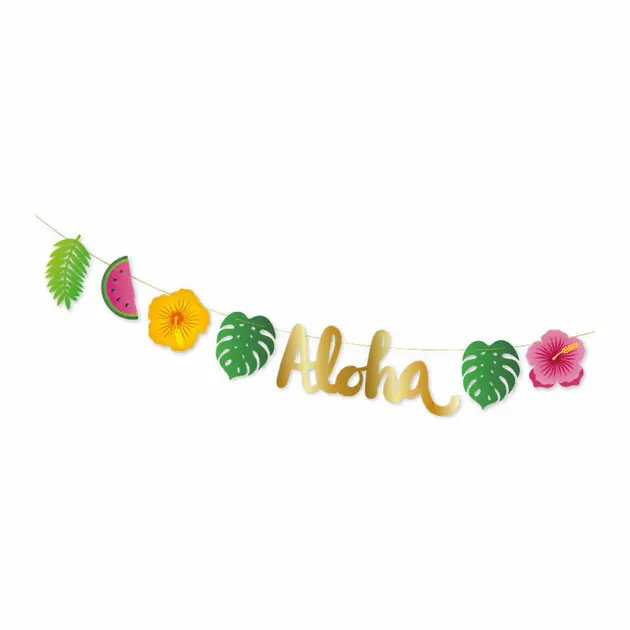 Letter Guirlande Aloha - 2m Seizoensaanbieding