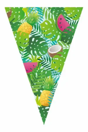 Vlaggenlijn Tweezijdig Aloha - 10m Flitsaanbieding