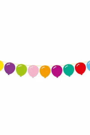 Alleen Vandaag Papieren Guirlande Pop Party - 2m